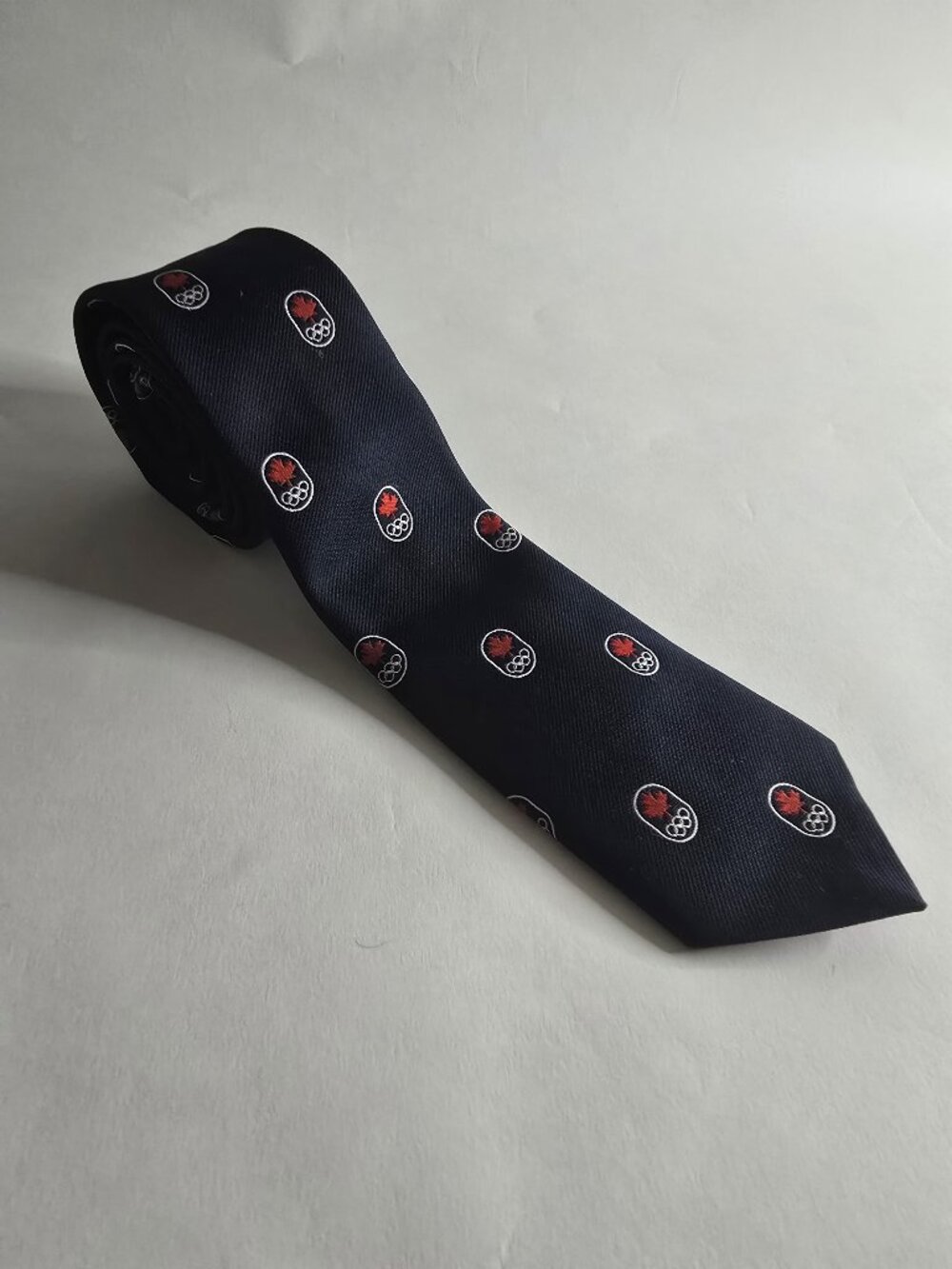 Official Commemorative Canadian Olympic Neck Tie
